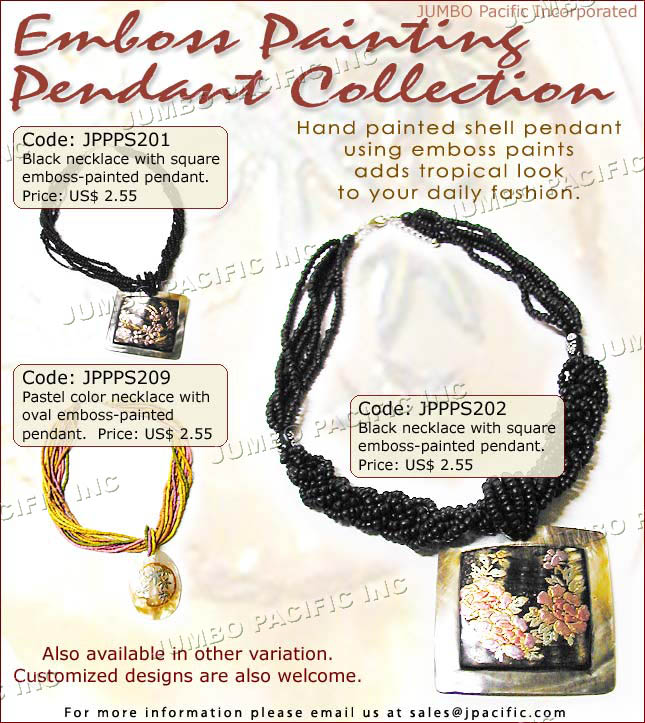 MOP necklaces collection.